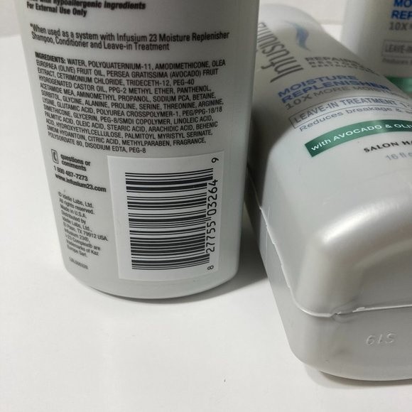 Infusium 23 Moisture Replenisher Leave In Treatment 3 Bottles DISCONTINUED Step3 - Picture 10 of 13